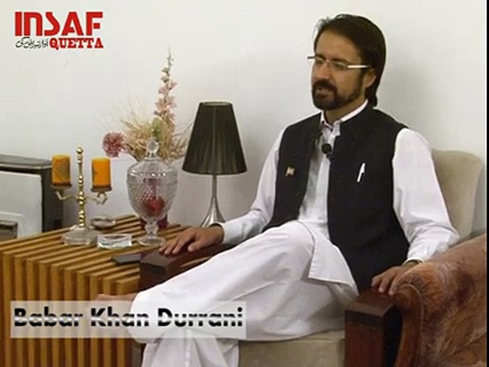 Babar Khan Durrani Video Message. Candidate Quetta Cantonment Board Elections Ward No. 3