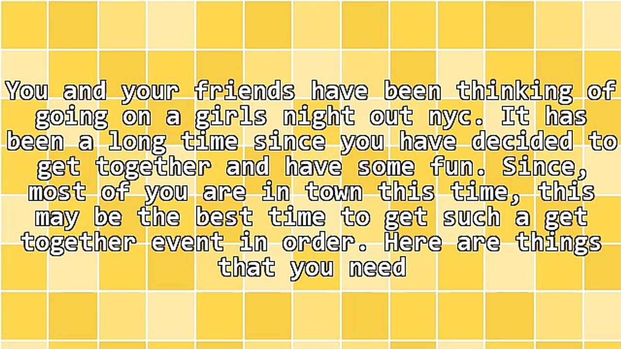 Tips On Planning A Girls Night Out