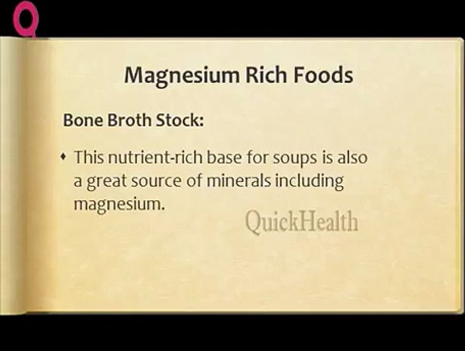 Magnesium Rich Foods  new  Bone Broth Stock - Nutrition Tips - Health Tips