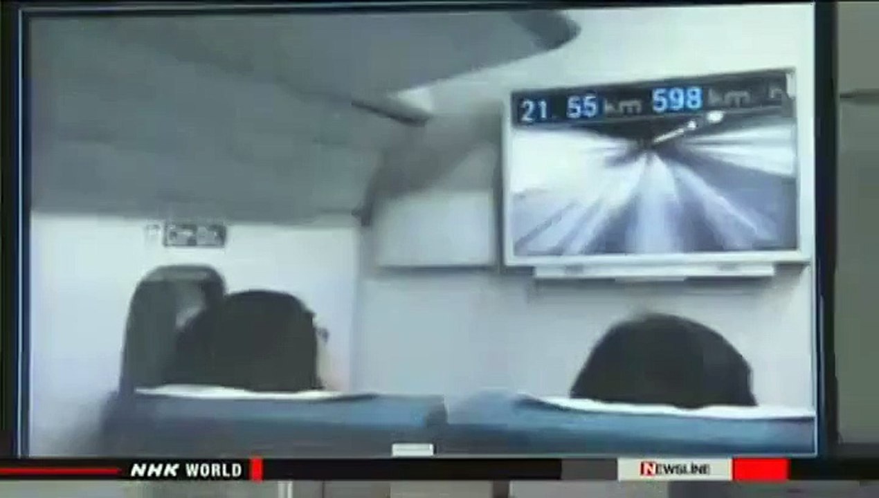 VIDEO - le train le plus rapide du monde au Japon