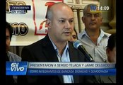 Dignidad y Democracia presentó a Tejada y Delgado como miembros