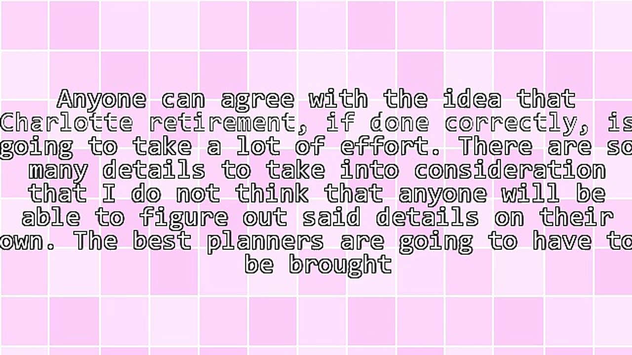 Charlotte Retirement: Where Do Passive Investments Come In?