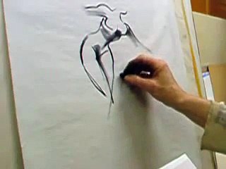 30 second gesture drawing  - by Pauline adair