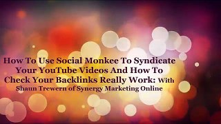How To Use Social Monkee To Syndicate Your YouTube Videos
