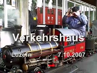 Steam Train at the Swiss Museum of Transport