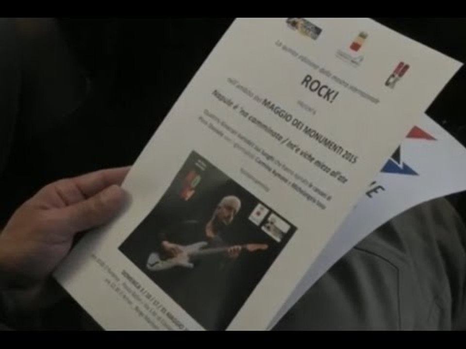 Napoli - Maggio dei Monumenti, itinerario dedicato a Pino Daniele (22.04.15)