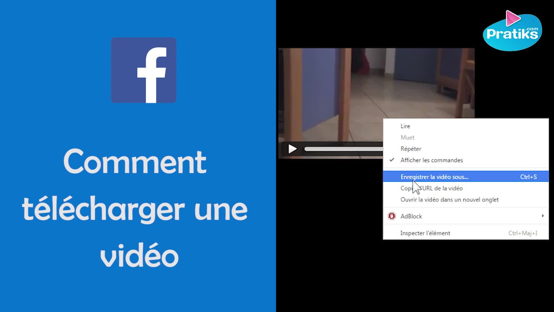 Astuce Facebook - Comment télécharger une vidéo postée sur Facebook, image size:1920x1080