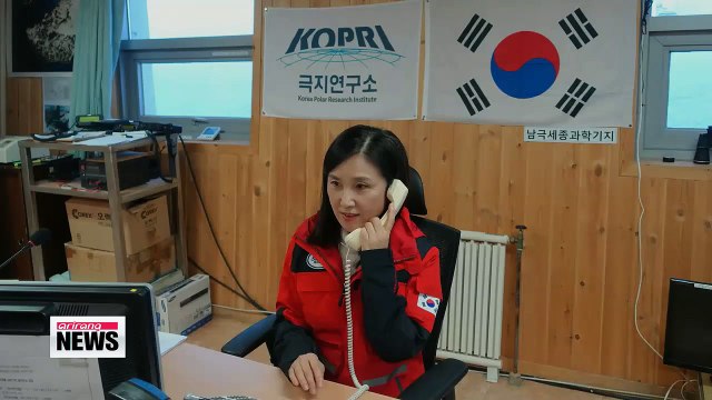 President Park checks up on Korea's Antarctic station while in Chile