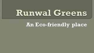 RUNWAL GREENS 2 by runwal greens cheater