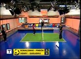 Thierry Henry en futbol para todos jugando al Futbol Tenis (Argentina)