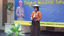 Indri  Ananda H. Juara H. I Final Nomor  02 Lomba  Bercerita Nasional SD/MI tahun 2014