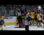 Sweden Vs. Russia Fight - Hockey VM 2008-05-10 (Both fights)