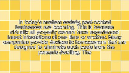 Ultrasonic Pest Control Equipment Can Benefit Many Consumers