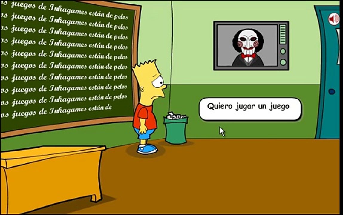 bart simpson saw game loquendo