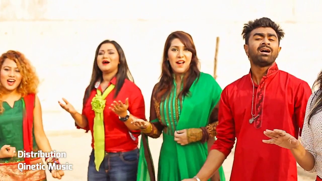 ICC World Cup 2015 Theme Song Bangladesh "Amar Bangladesh" By Imran,Puja,Zooel,Liza,Naumi,Zhilik