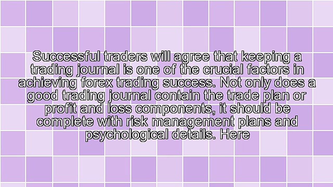 4 Parts Of A Complete Trading Journal