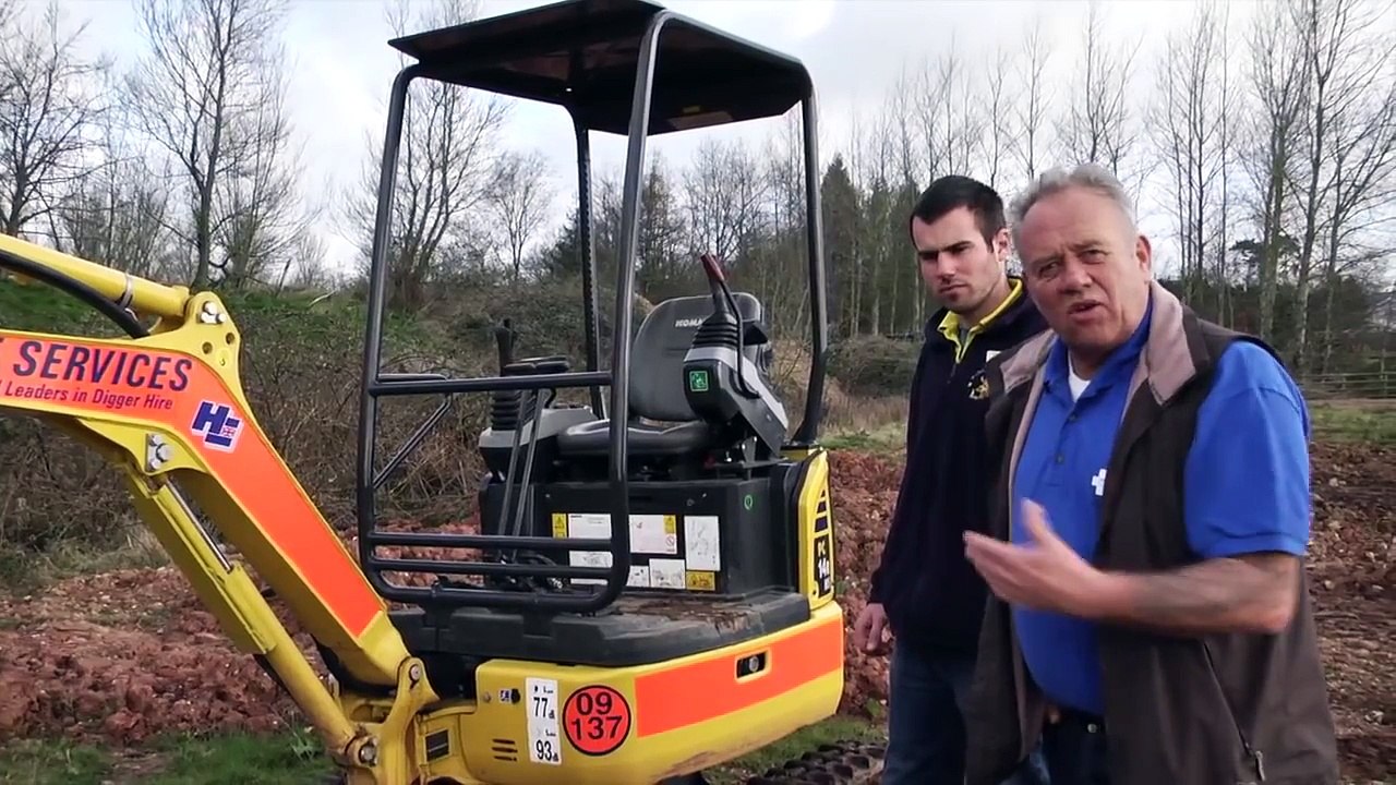 Driving a digger