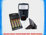 Canon Speedlite 430EX II Flash Basic Outfit with 4 NiMH Batteries Charger Flashpoint Mini Softbox