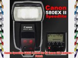 Canon Speedlite 580EX II Flash for All Canon SLR Cameras   Pouch