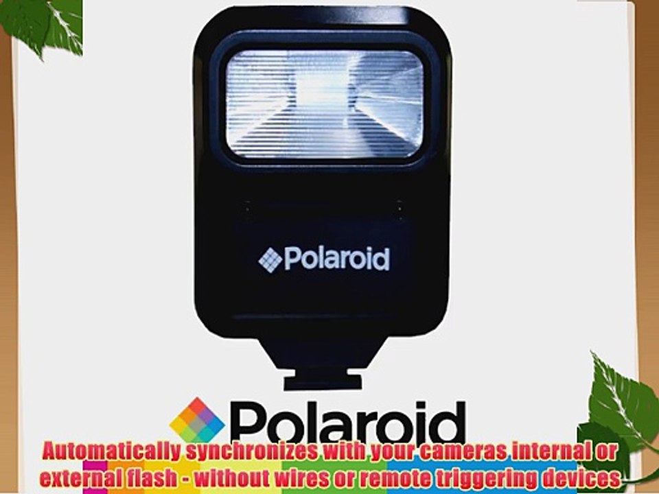 Polaroid Studio Series Pro Slave Flash Includes Mounting BracketFor The Canon Powershot SX130