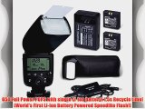 Neewer? TT850 *LI-ION BATTERY* Flash Kit for Canon Nikon Pentax Olympus and all other DSLR