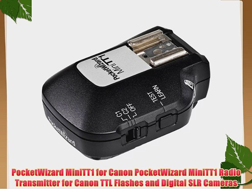 PocketWizard MiniTT1 for Canon PocketWizard MiniTT1 Radio Transmitter for Canon TTL Flashes