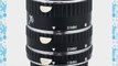 Xit XTETC Auto Focus Macro Extension Tube Set for Canon SLR Cameras (Black)