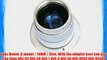 Fotasy Silver 35MM F1.7 TV Lens   Silver Lens Adapter Kit for Sony NEX E-Mount camera