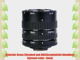 Neewer 12mm 20mm 36mm Black Auto Focus Macro Extension Tube Set for Nikon SLR cameras and Nikkor