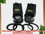 Vivitar Series-1 13-piece 2-Lens Kit with .43x Wide  2.5x Tele  MACRO fits 4649525558mm