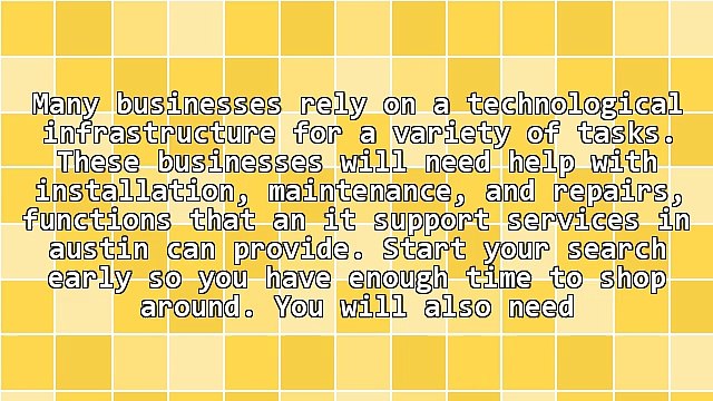 Some Concerns In Choosing IT Support Services