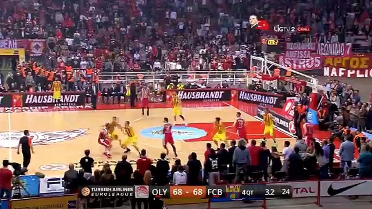 Georgios Printezis Game Winner Buzzer Beater - Olympiacos - Barcelona Regal