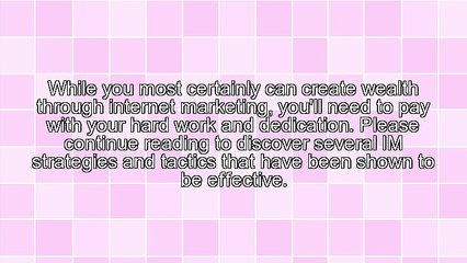 Basic And Effective Online Marketing Techniques