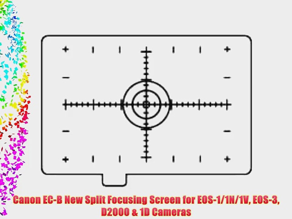 Canon EC-B New Split Focusing Screen for EOS-1/1N/1V EOS-3 D2000