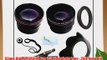 Wide Angle Telephoto Lens Kit For CANON VIXIA HF M52 HF M50 HF M500 HF M41 HF M40 HF M400 HF