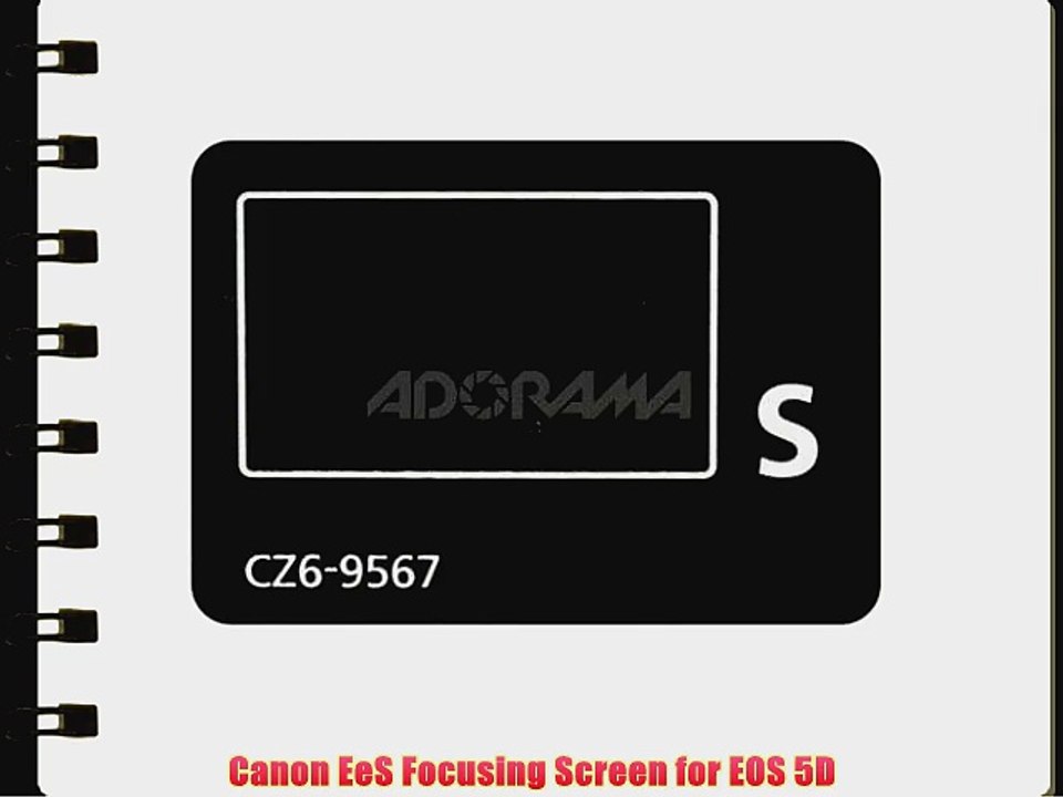 Canon EeS Focusing Screen for EOS 5D