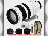 Canon EF 100-400mm f4.5-5.6L IS USM Telephoto Zoom Lens for Canon SLR Cameras With Lens Hood