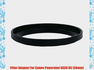 Download Video: Filter Adapter For Canon Powershot SX50 HS (58mm)