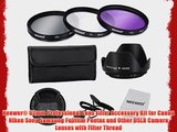 Neewer? 62mm Professional Lens Filter Accessory Kit for Canon Nikon Sony Samsung Fujifilm Pentax