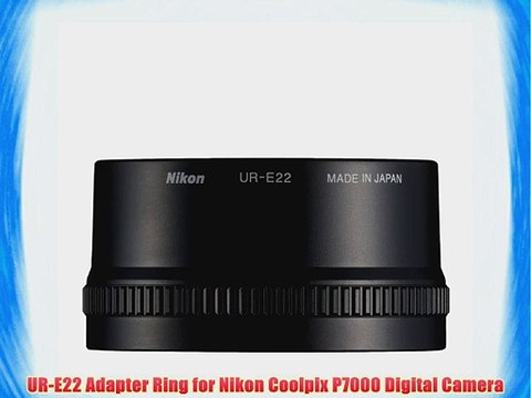 UR-E22 Adapter Ring for Nikon Coolpix P7000 Digital Camera