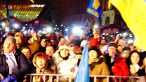 САМЫЙ КРАСИВЫЙ ГИМН УКРАИНЫ НА #ЕВРОМАЙДАНЕ РУСЛАНА, ФОНАРИКИ 11.12.2013 КИЕВ МАЙДАН #Евромайда