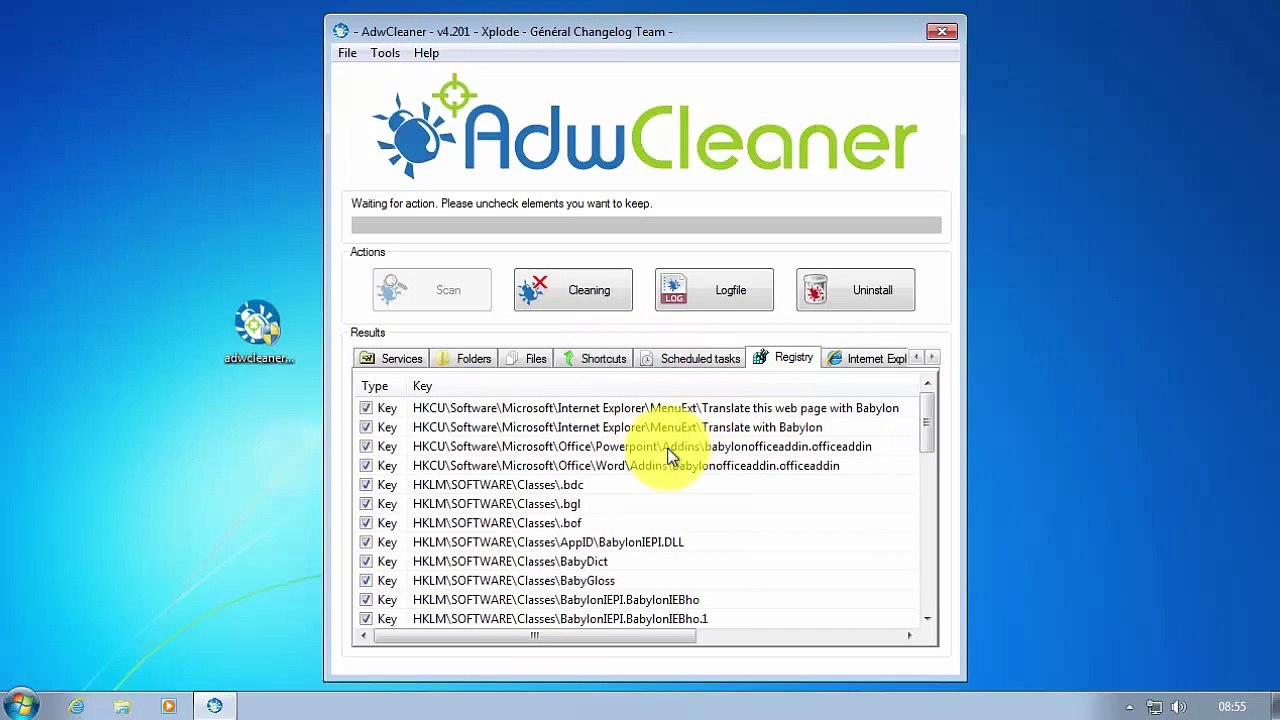 AdwCleaner dhe Ç`instalimi i programeve të padëshiruara