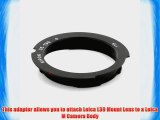 Kipon 6 bit Leica L39 Lens 35-135mm to Leica M Mount Body Adapter