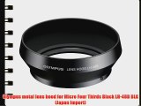 Olympus metal lens hood for Micro Four Thirds Black LH-48B BLK (Japan Import)