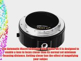 Fotga AF Automatic Auto Focus 25mm DG II Macro Extension Tube for Canon EOS EF EFS NEW