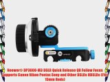 Neewer? DP3000-M3 DSLR Quick Release QR Follow Focus Supports Canon Nikon Pentax Sony and Other