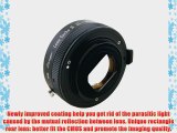 Zhongyi Mitakon Turbo II Focal Reducer Booster Adapter Nikon F AI Lens to Sony E NEX Camera