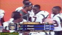 2002 Miami Hurricanes vs Florida Gators Highlights