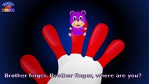 Animals Cartoons Finger Family Children Nursery Rhymes - Animals Finger Family Rhymes for Children