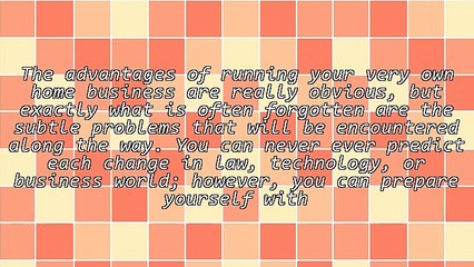 Make Your Home Based Business Deal With These Suggestion